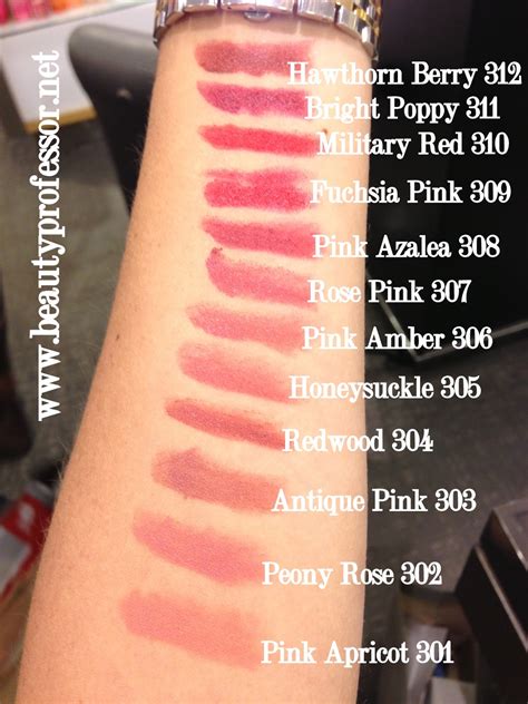 burberry lip velvet swatches